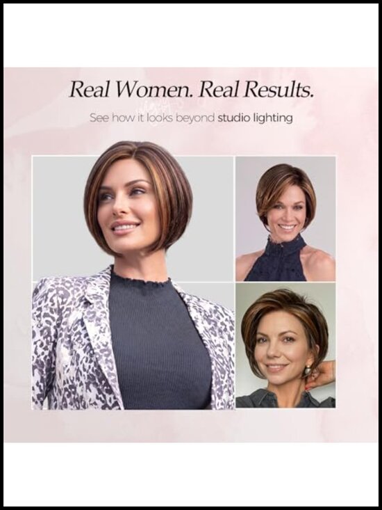 10 Inch Short Straight Synthetic Lace Front Bob Wig, Mono Top, Heat Resistant, main image 4